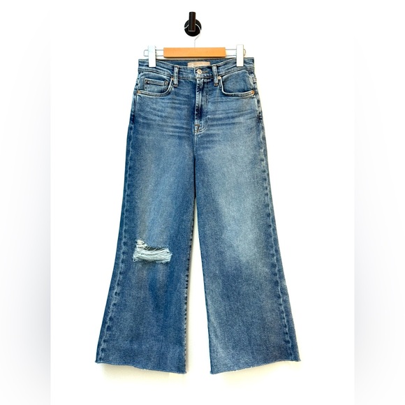 7 For All Mankind Jo Flare Cropped Jeans High Rise Luxe Vintage Kick Flare - Picture 3 of 14